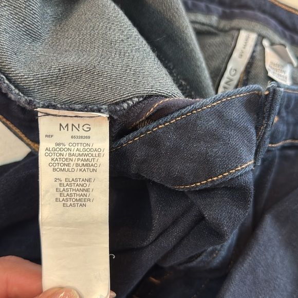 Mango “ Simone “ Trouser Jeans - Dark Wash - Picture 7 of 7